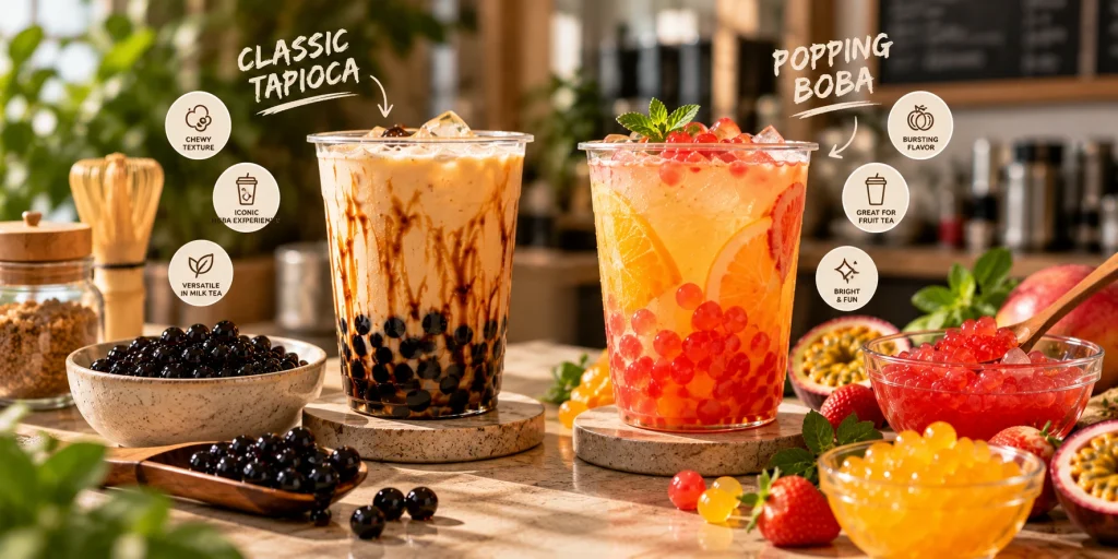 Тапіока чи popping boba: що вигідніше для кав'ярні з невеликим потоком